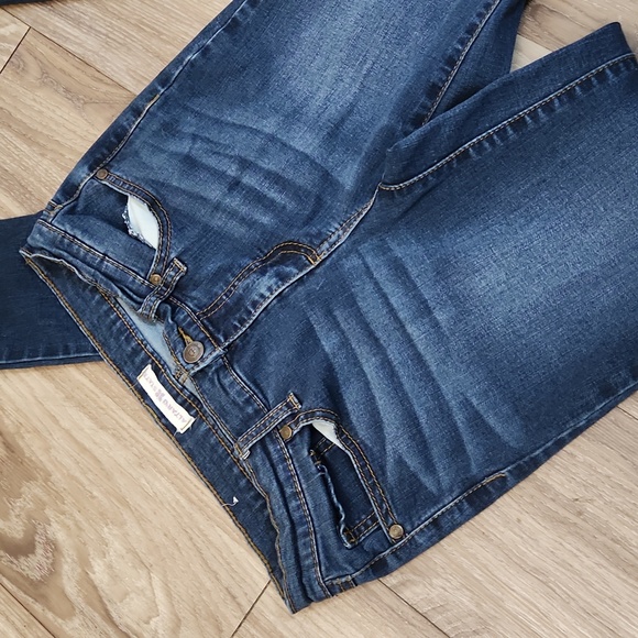 Altar'd State Denim Stretchy Skinny Straight Blue Jeans Women's 28 - Picture 5 of 16